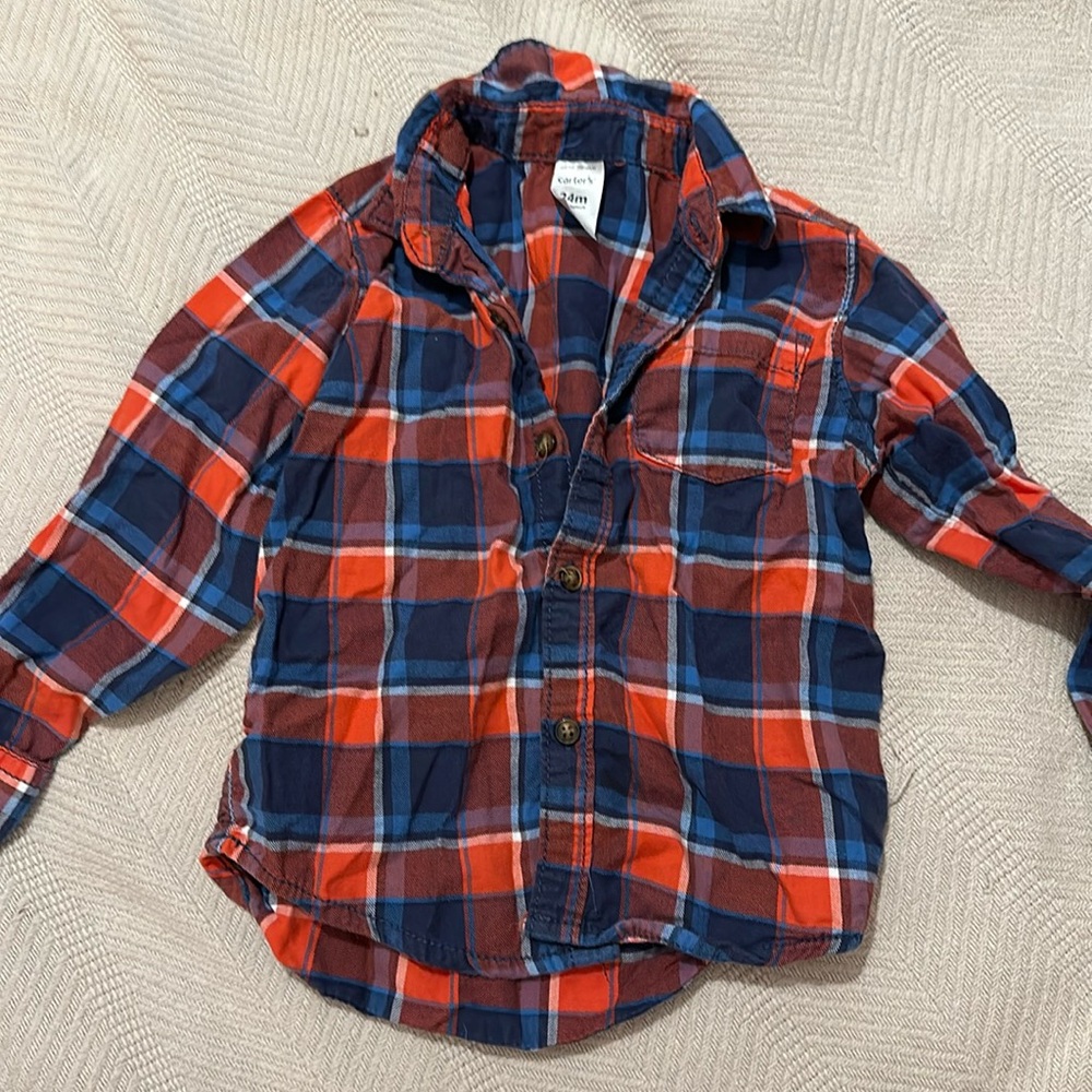 Kids Button Down